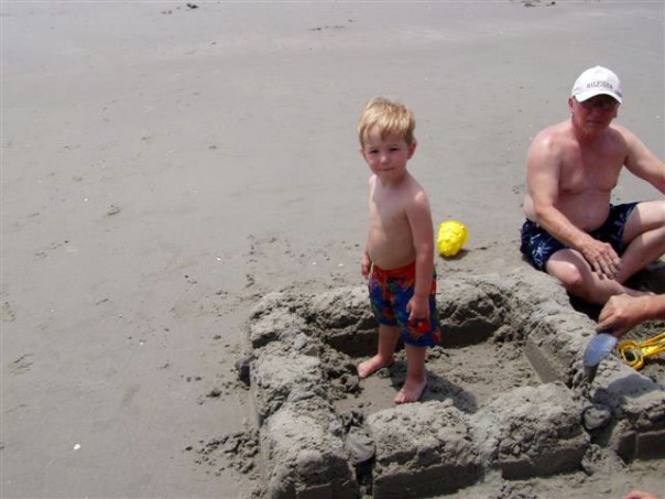 Jadon's sand castle